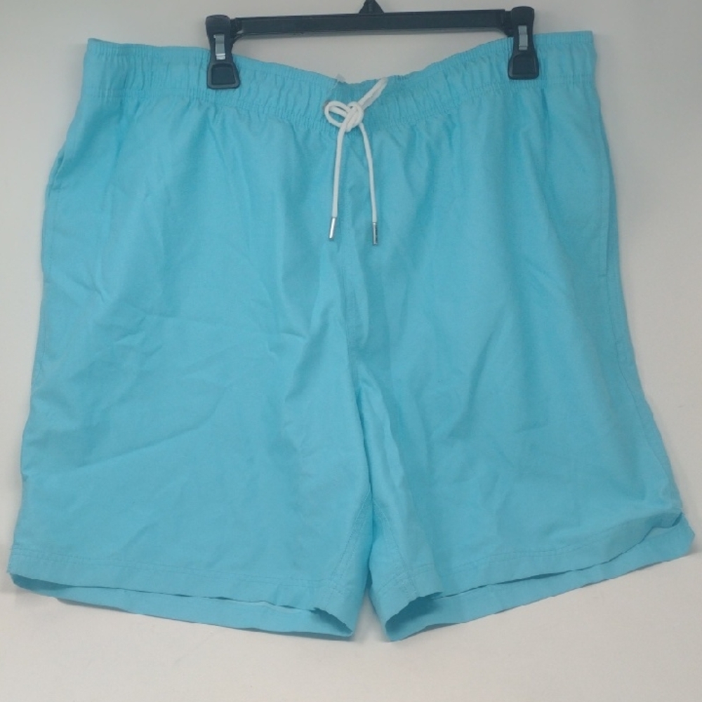 Lands' End Men's Aqua Swim Trunks